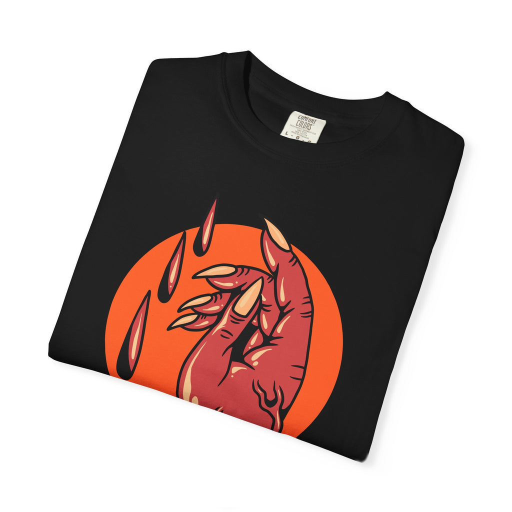 Occult Alternative Gift - Spooky Devil Hand Tee Shirt - Sinful Threads