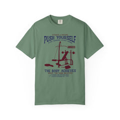 Fitness And Motion Bodybuilding Gym Push Yourself T-Shirt