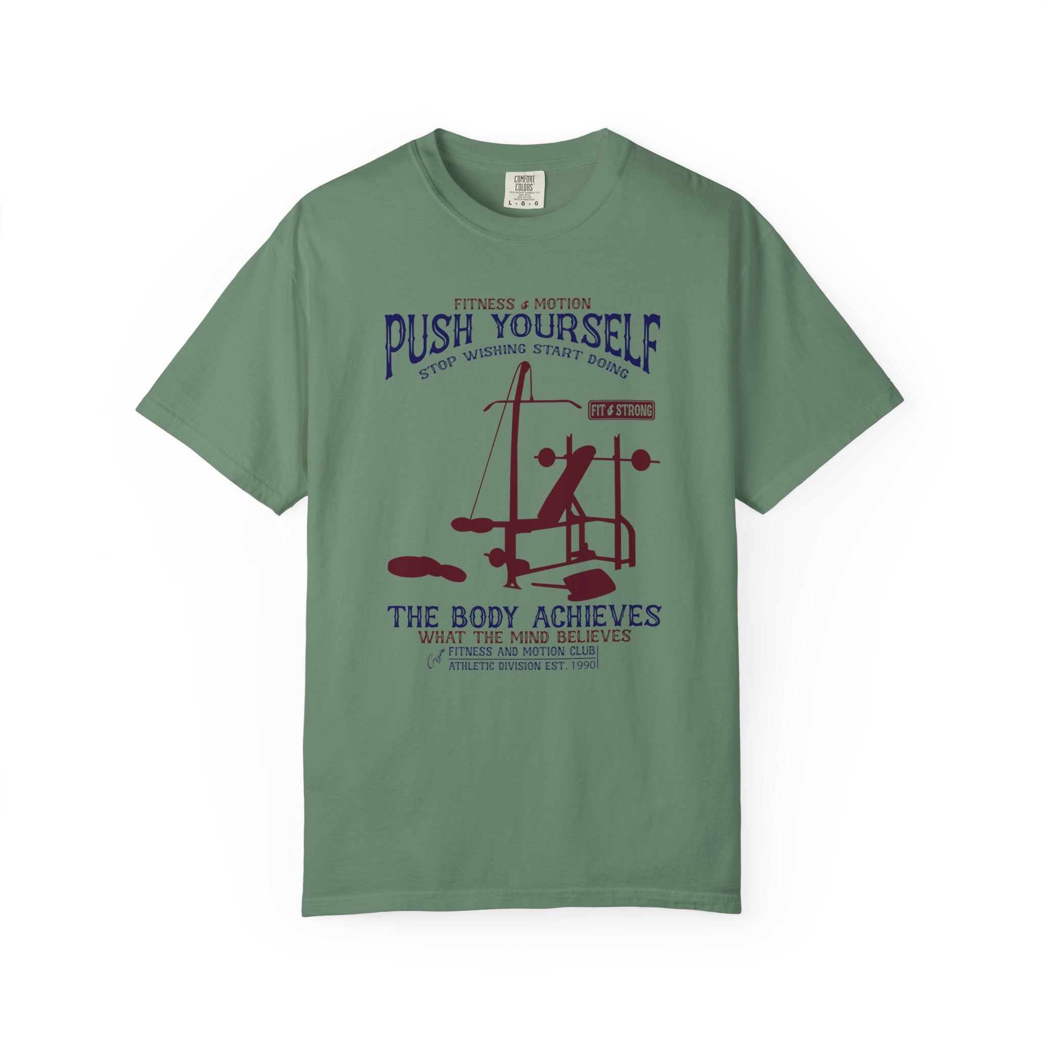 Push Yourself Gym T-Shirt - Motivational Tee - Sinful Threads