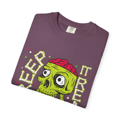 Funny Zombie Shirt - Keep It Real Tee - Brains Out Humor