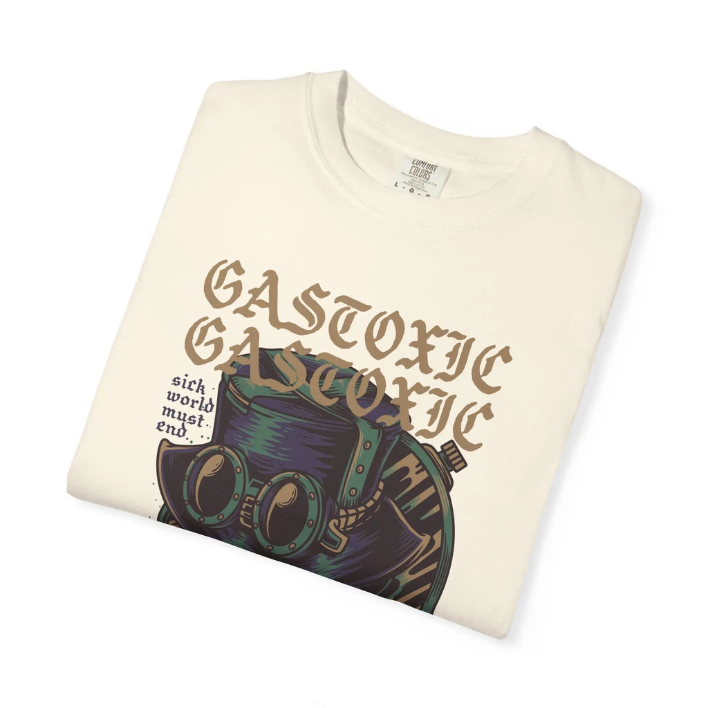 Gastoxic Steam Punk Character Design Graphic Printed T-Shirt - Sinful Threads