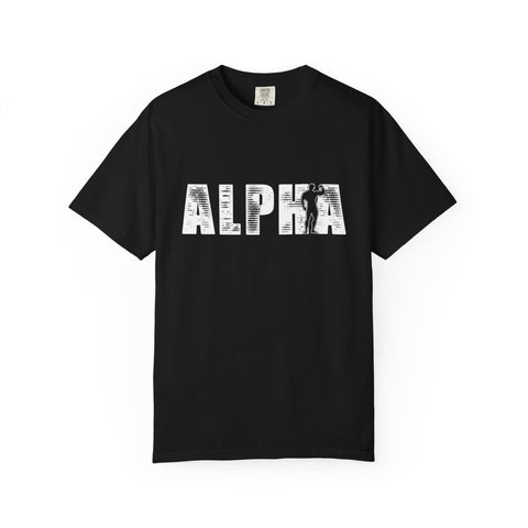 Alpha Male Bodybuilder Tee - Premium Muscle Graphic Design
