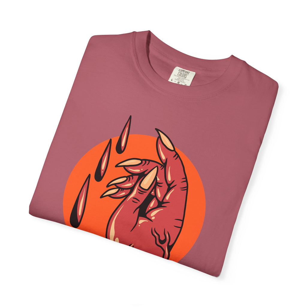 Occult Alternative Gift - Spooky Devil Hand Tee Shirt - Sinful Threads