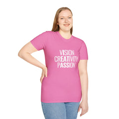 Vision Passion Hidden Message Shirt - Subtle Adult Humor Tee