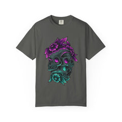 Floral Skull Gothic Tee Dark Art Alternative Fashion