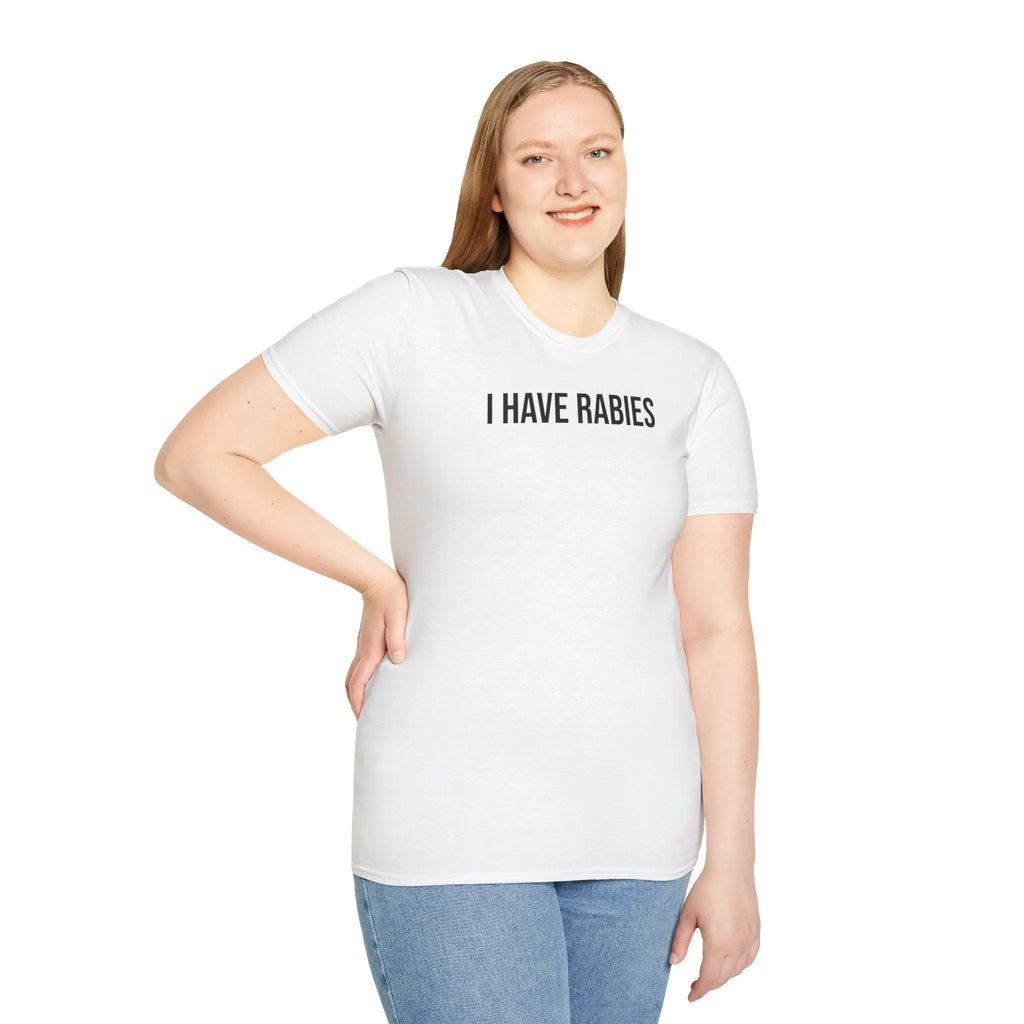 I Have Rabies T-Shirt - Dark Humor Meme Design Printify