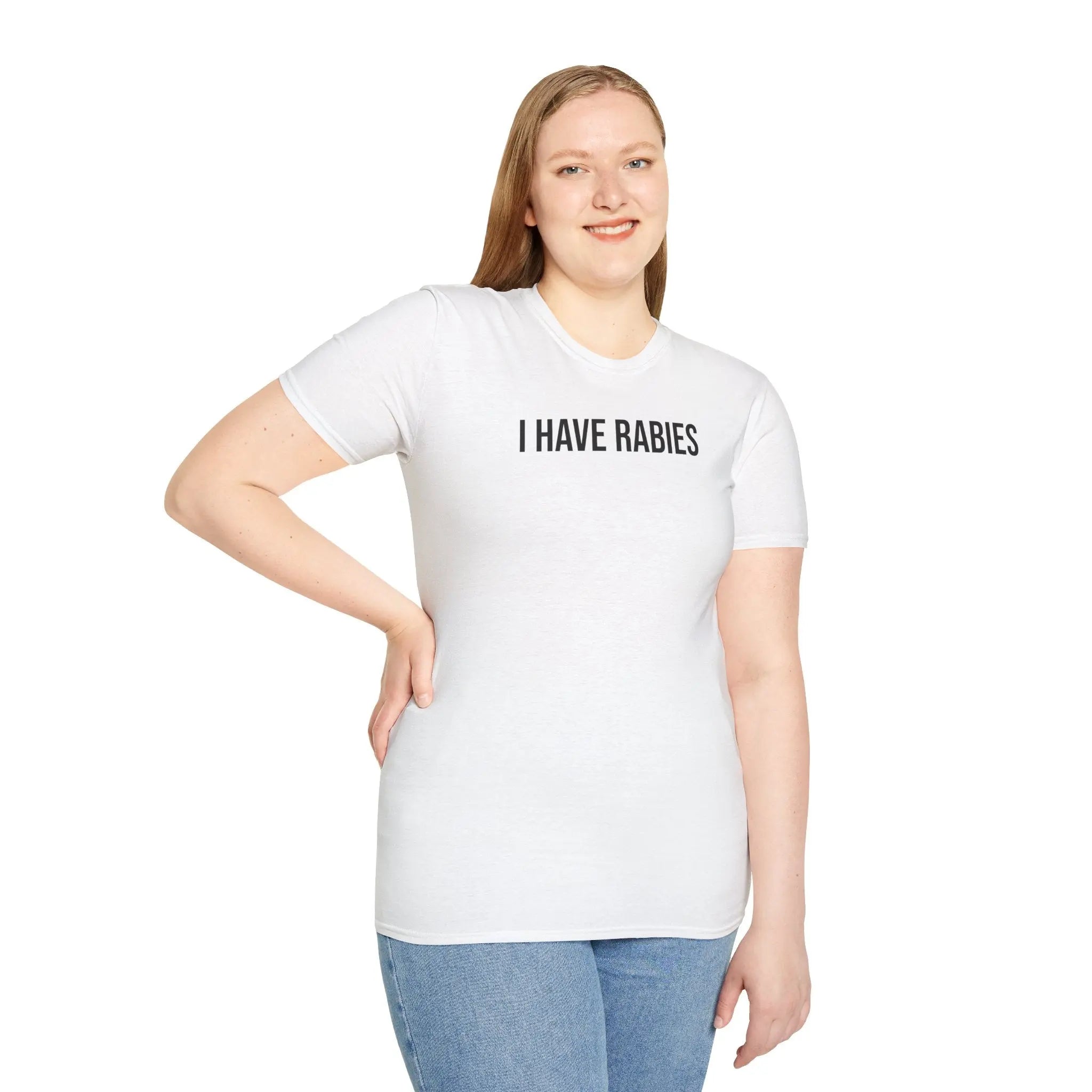I Have Rabies T-Shirt - Dark Humor Meme Design Printify