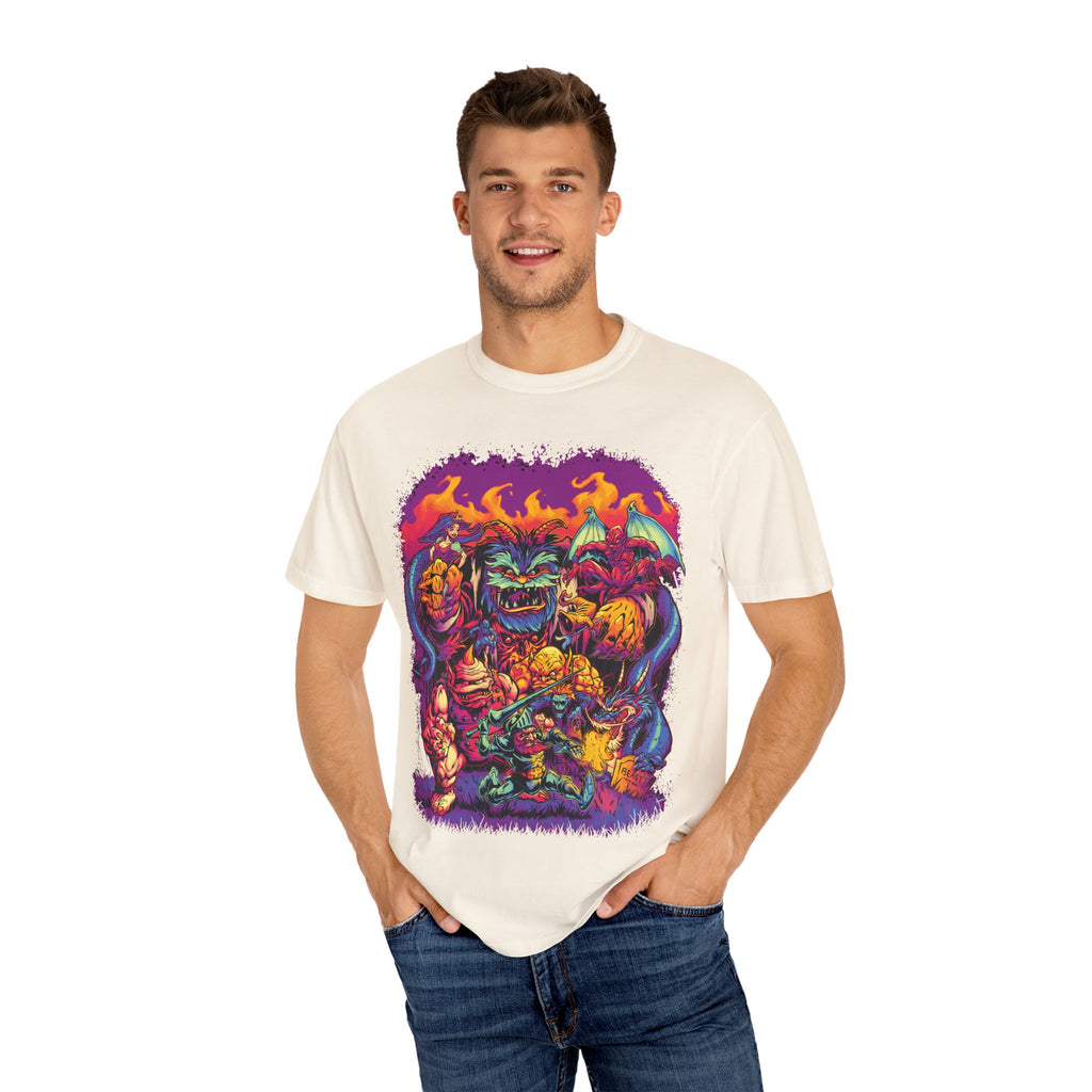Retro Gaming Shirt - Ghosts N Goblins 80s Arcade Tee for Gamers - Sinful Threads