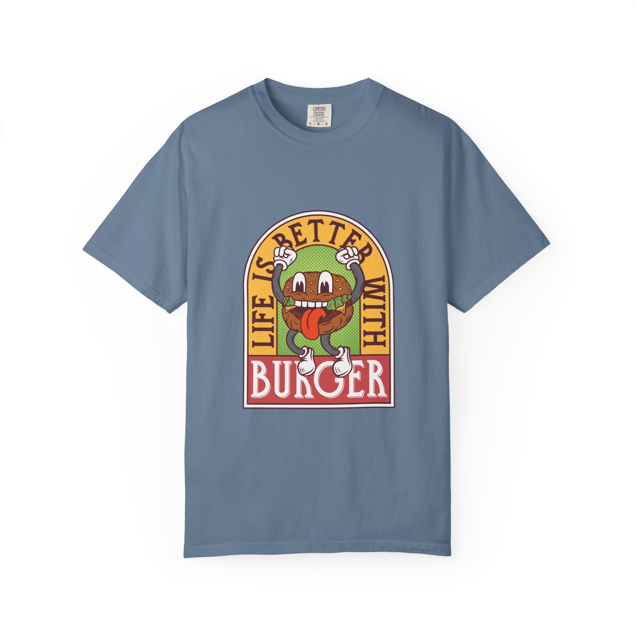 Cute Burger Shirt - Life Is Better Tee - Funny Foodie Gift - Sinful Threads