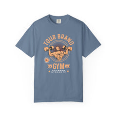 Tour Brand Gym No 1 Design for Strong People T-Shirt