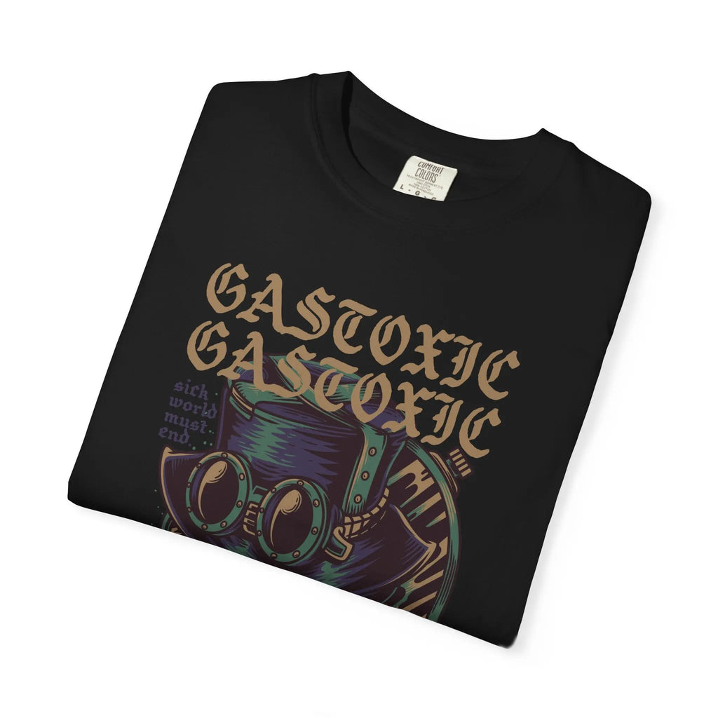 Gastoxic Steam Punk Character Design Graphic Printed T-Shirt - Sinful Threads