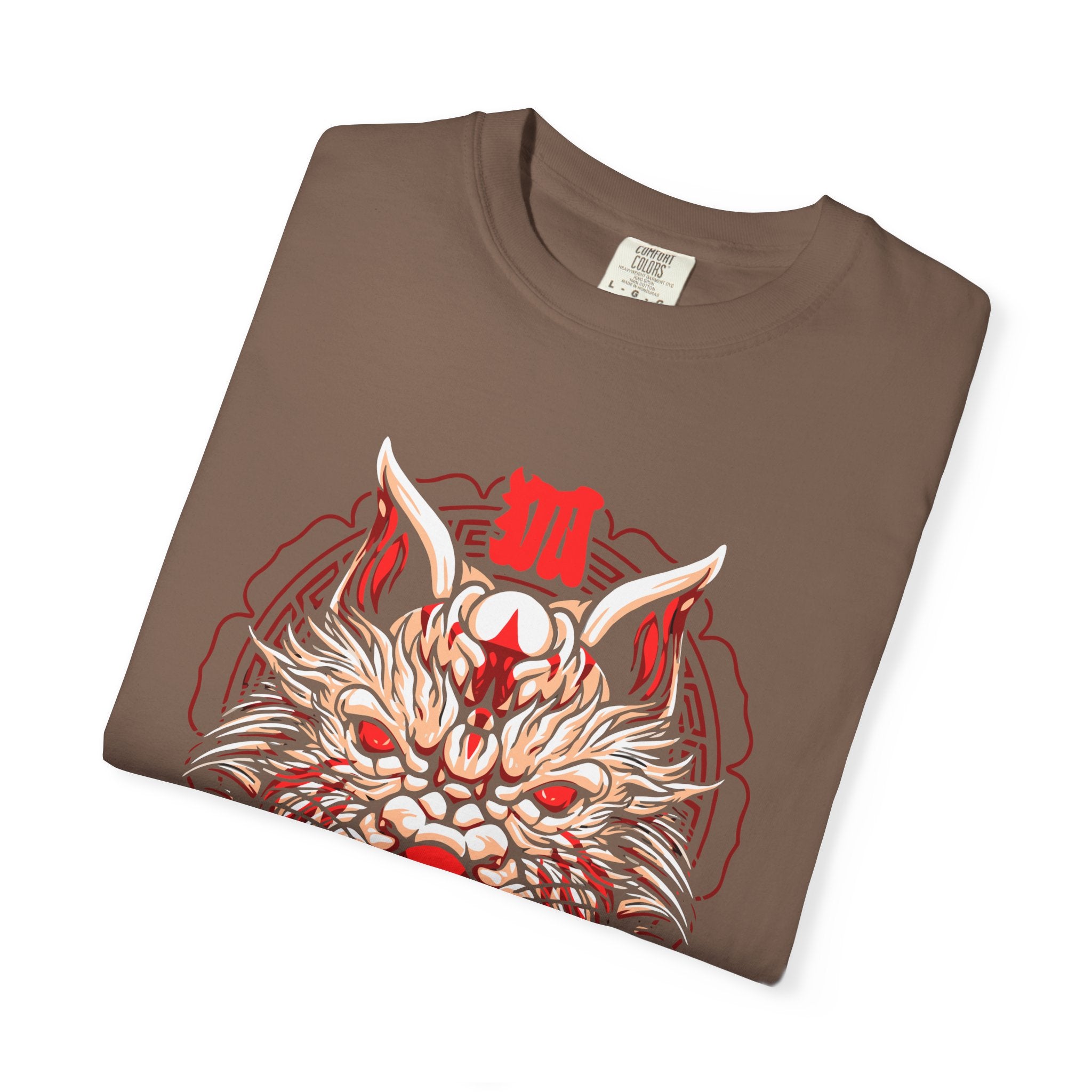 Samurai Warrior Tee - Japanese Wolf Art Shirt - Streetwear - Sinful Threads