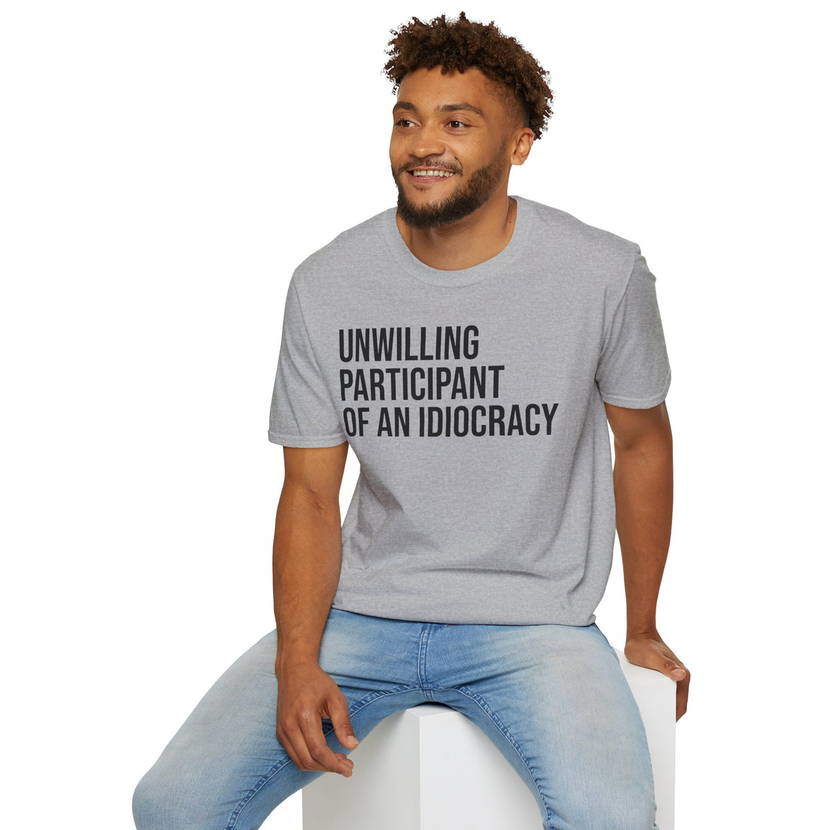 Funny Social Observation Shirt - Unwilling Participant Tee