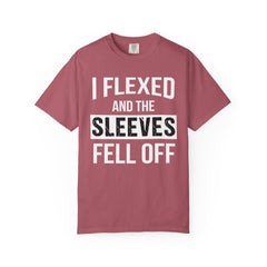 I Flexed Sleeves Statement T-Shirt - Premium Gym Humor Tee