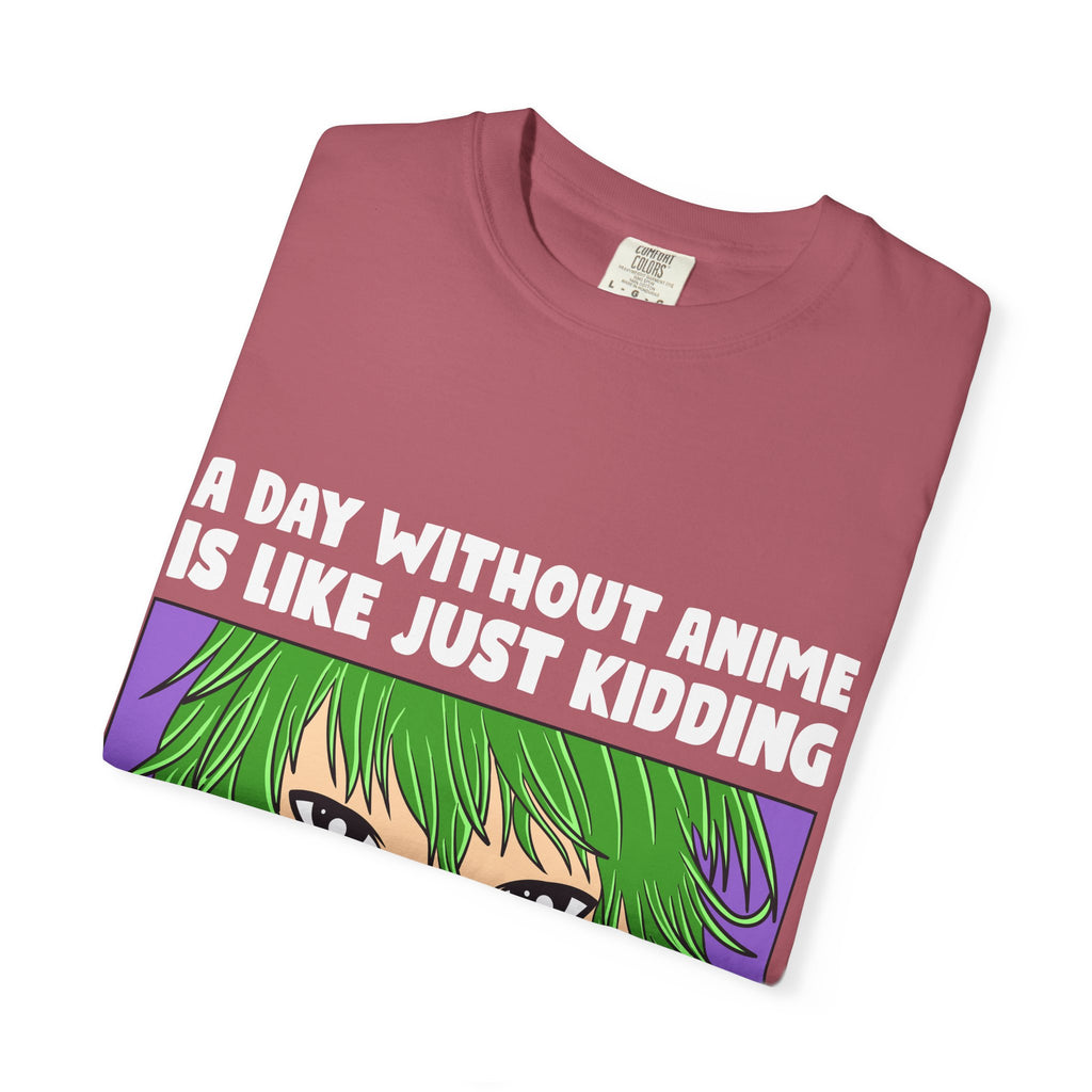 Anime Style Shirt – A Day Without Anime Tee Manga Graphic Top - Sinful Threads