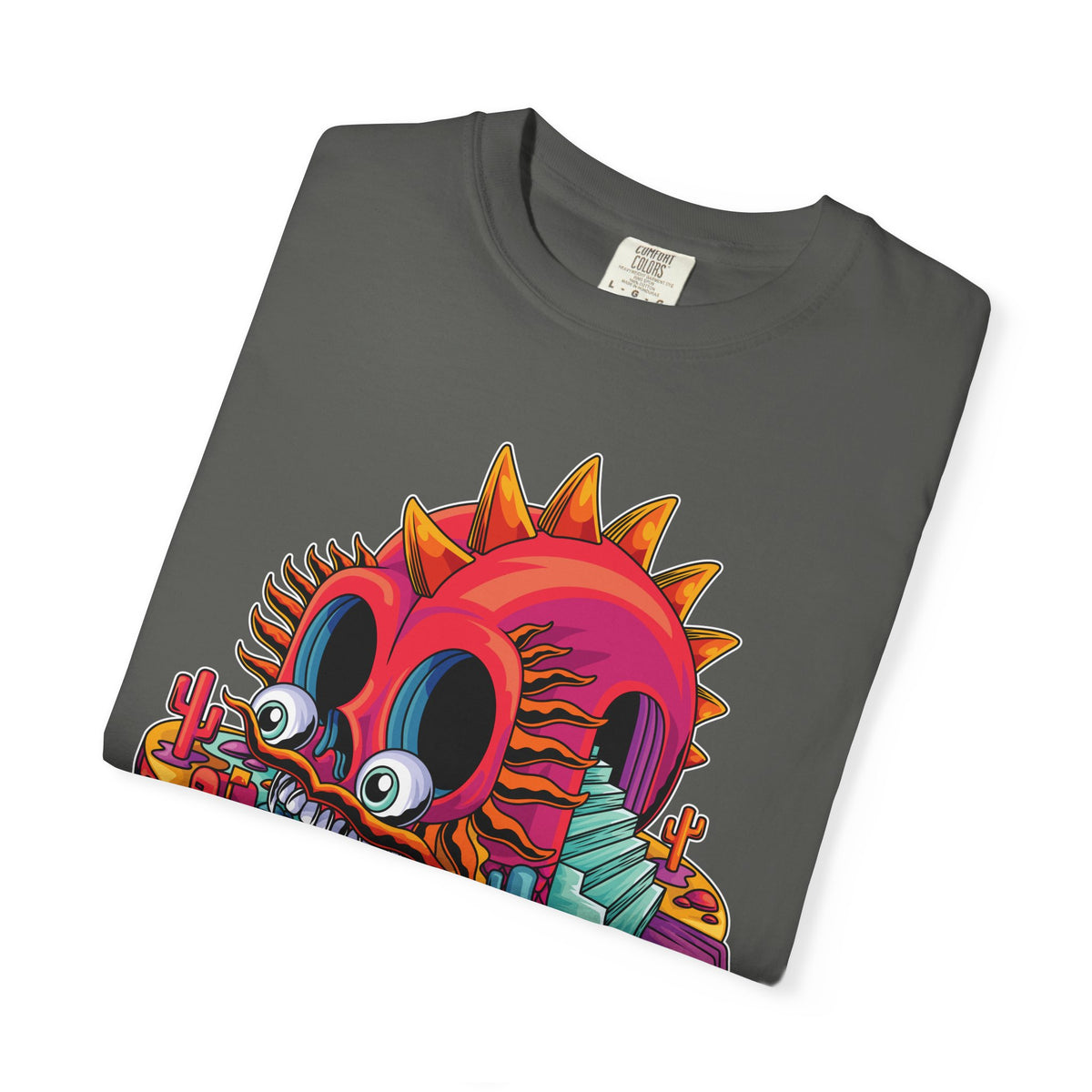 Fantasy Dragon Tee - Psychedelic Monument Valley Art Shirt