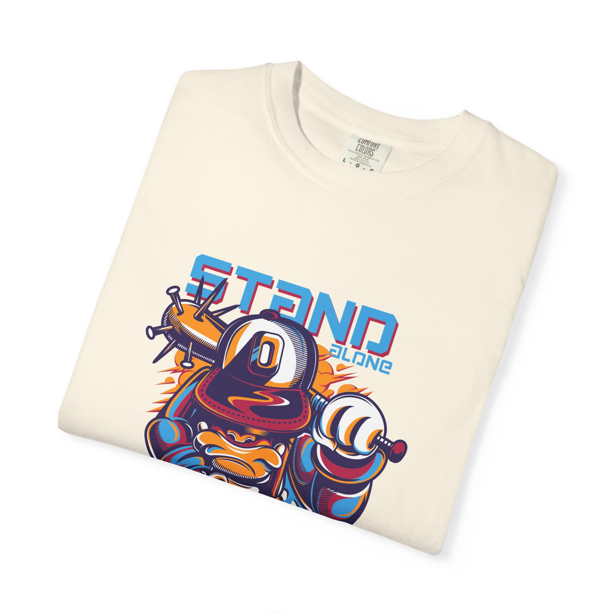 Stand Alone Cool Cartoon Character Illustration T-Shirt
