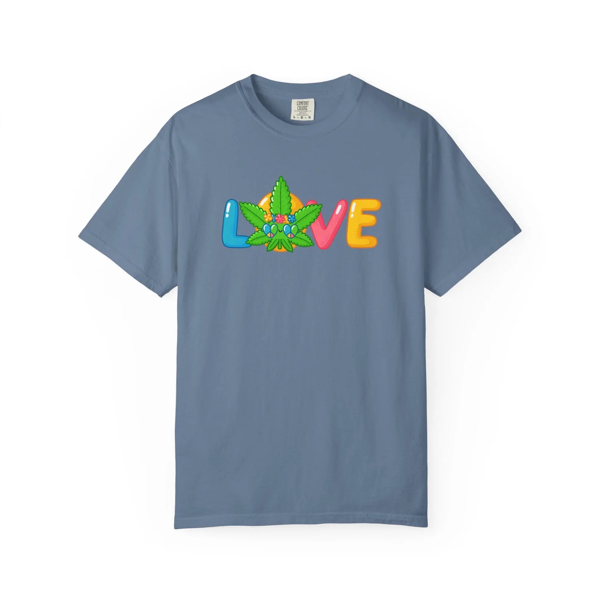 Love Stoner Graphic Shirt - Buy Minimalist Cannabis Valentine Gift - Sinful Threads