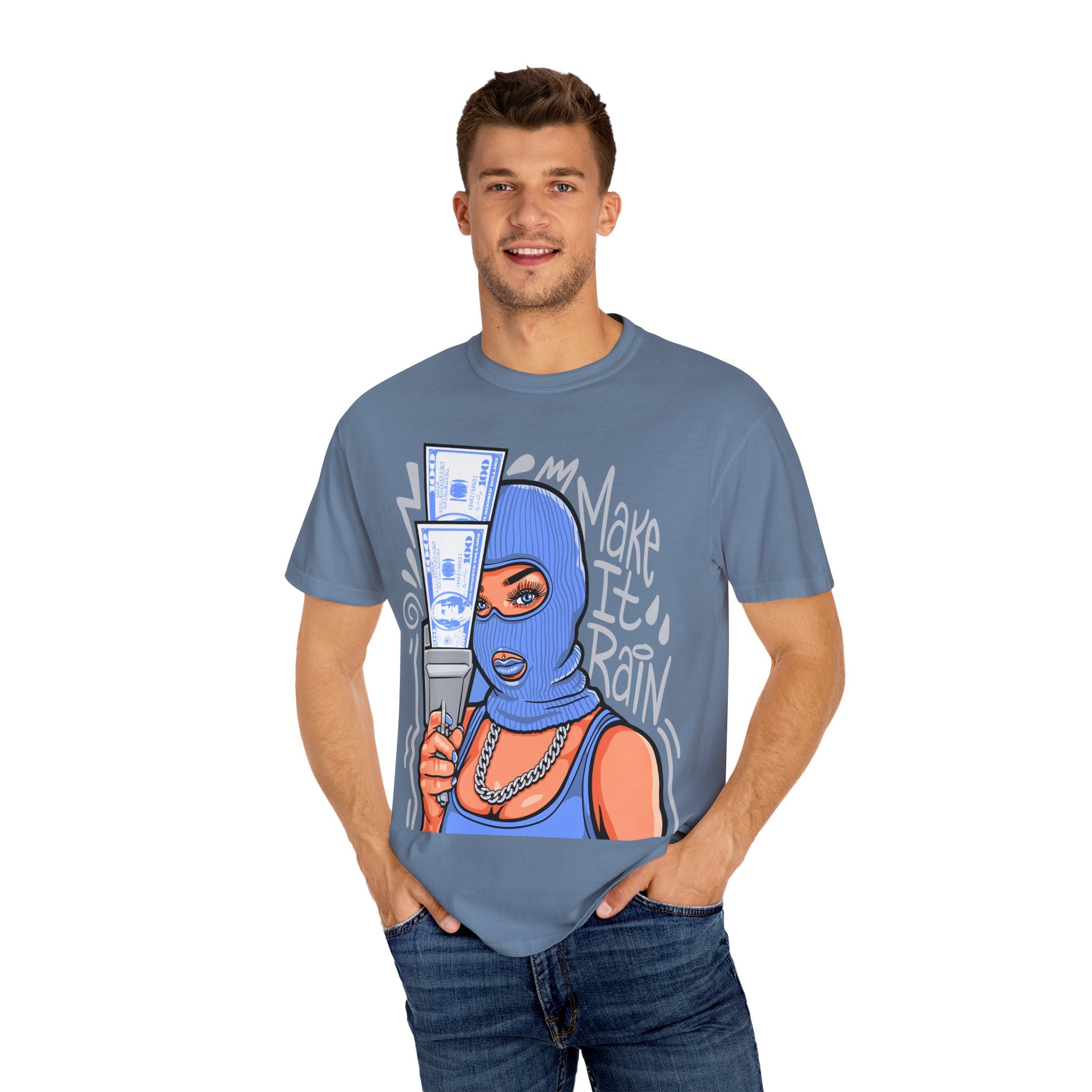 Money Gangster Shirt - Make It Rain Girl Tee for Hip Hop Fans - Sinful Threads