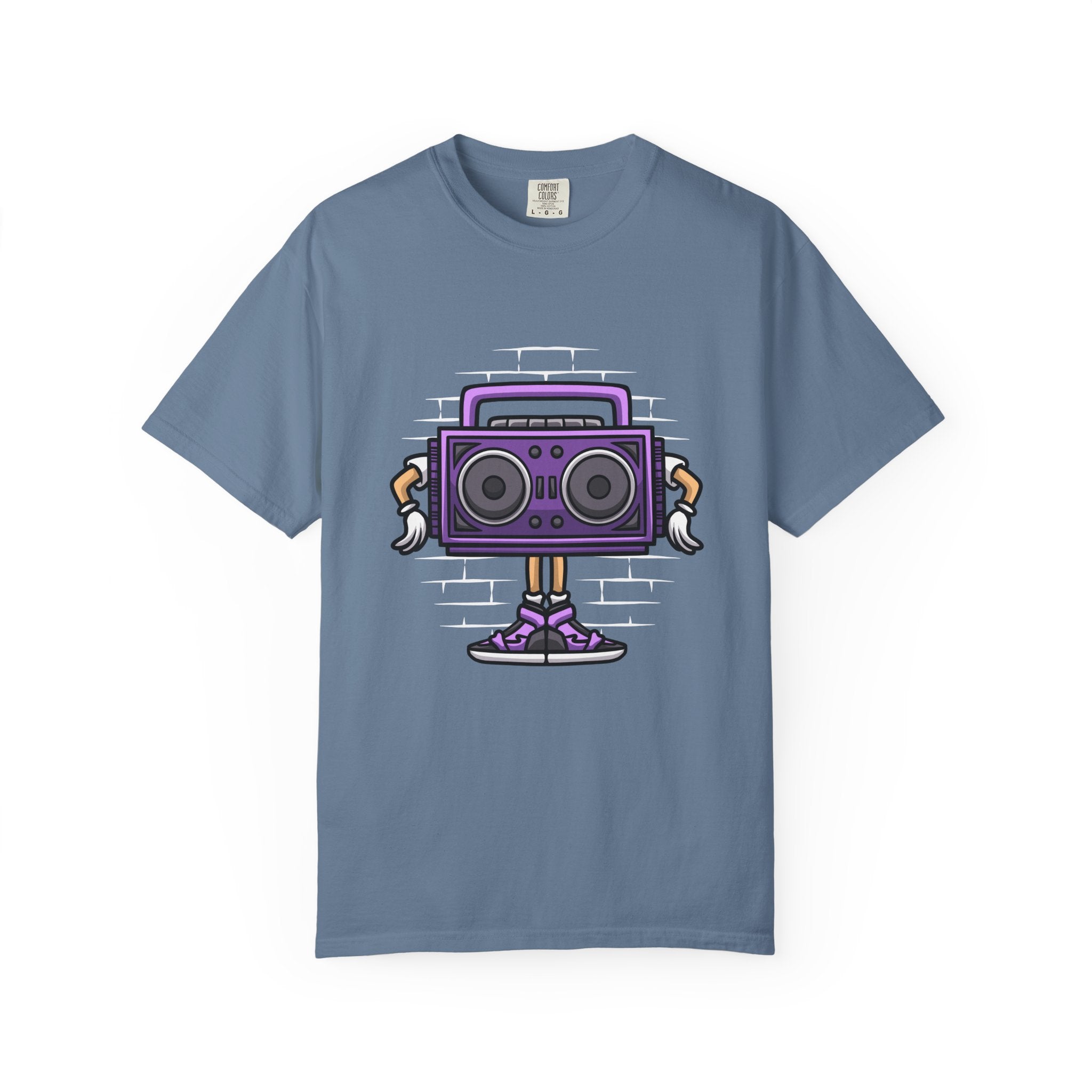 Retro Boombox Tee - Cartoon Radio Shirt - Vintage Gift - Sinful Threads