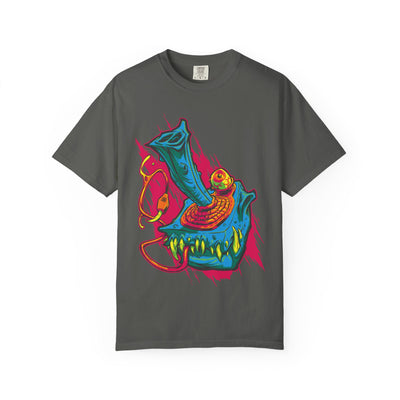Surreal Gaming Tee - Monster Joystick Shirt for Arcade Fans - Sinful Threads