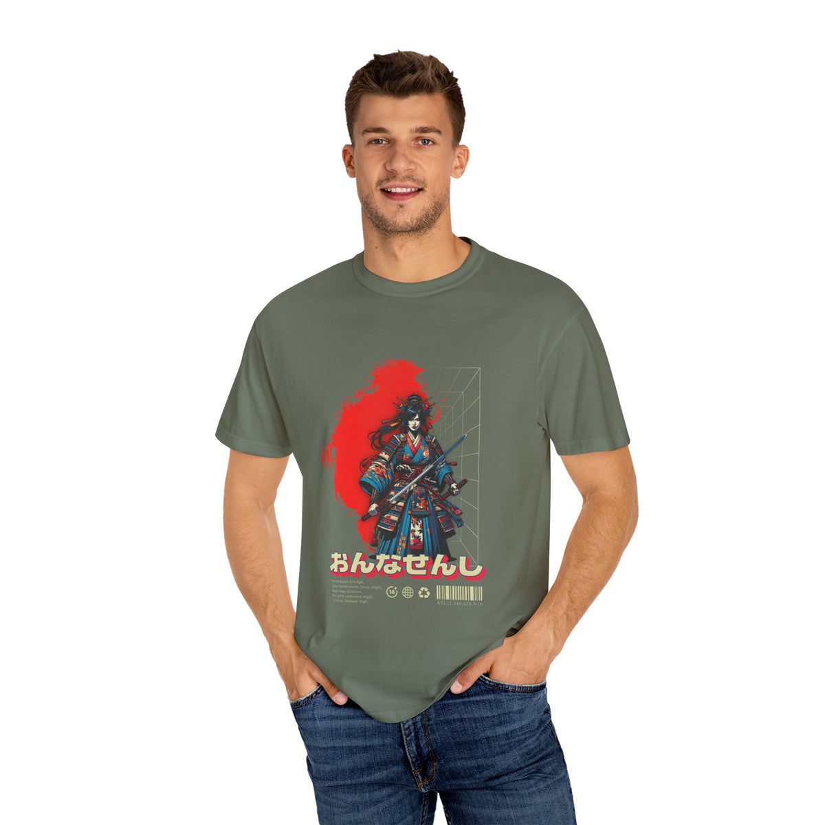Onna Bugeisha Tee - Samurai Warrior Art Geisha Katana