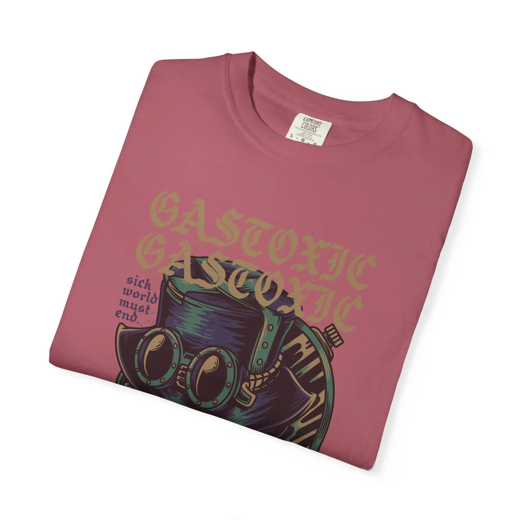 Gastoxic Steam Punk Character Design Graphic Printed T-Shirt - Sinful Threads