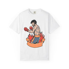 Tattooed Boxer Shirt - Boxing Illustration Tee, Tattoo Gift