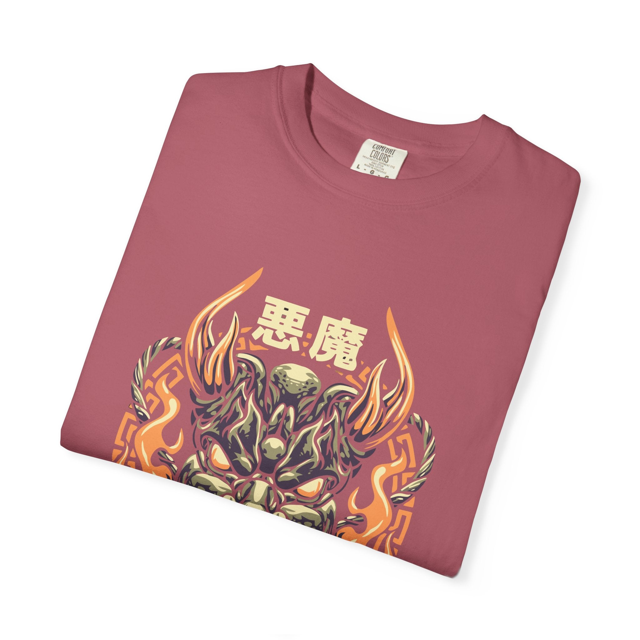 Oni Mask Shirt - Japanese Demon Tee for Evil Spirit Culture - Sinful Threads