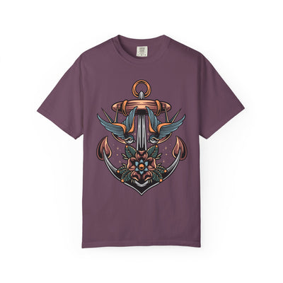 Nautical Anchor Shirt - Tattoo Style Tee, Maritime Gift - Sinful Threads