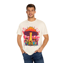 Groovy Mushroom Tee - Colorful Forest Fungi Art Gift