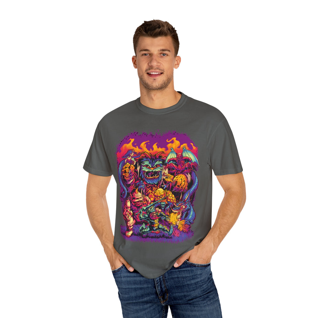 Retro Gaming Shirt - Ghosts N Goblins 80s Arcade Tee for Gamers - Sinful Threads