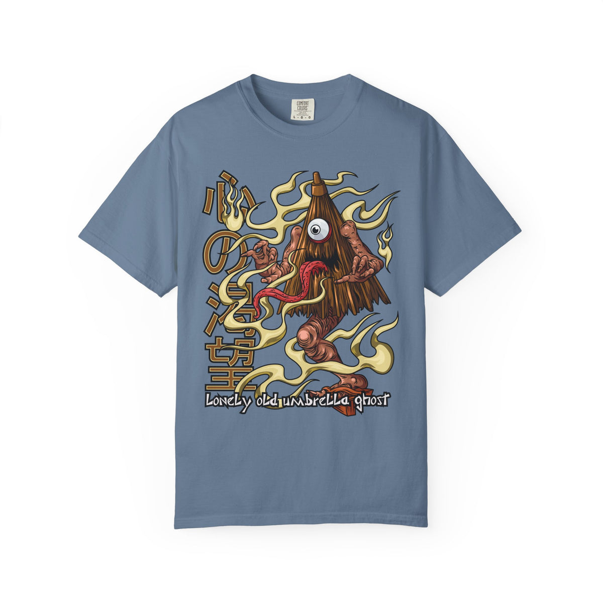 Kasa obake shirt - umbrella ghost tee - japanese yokai