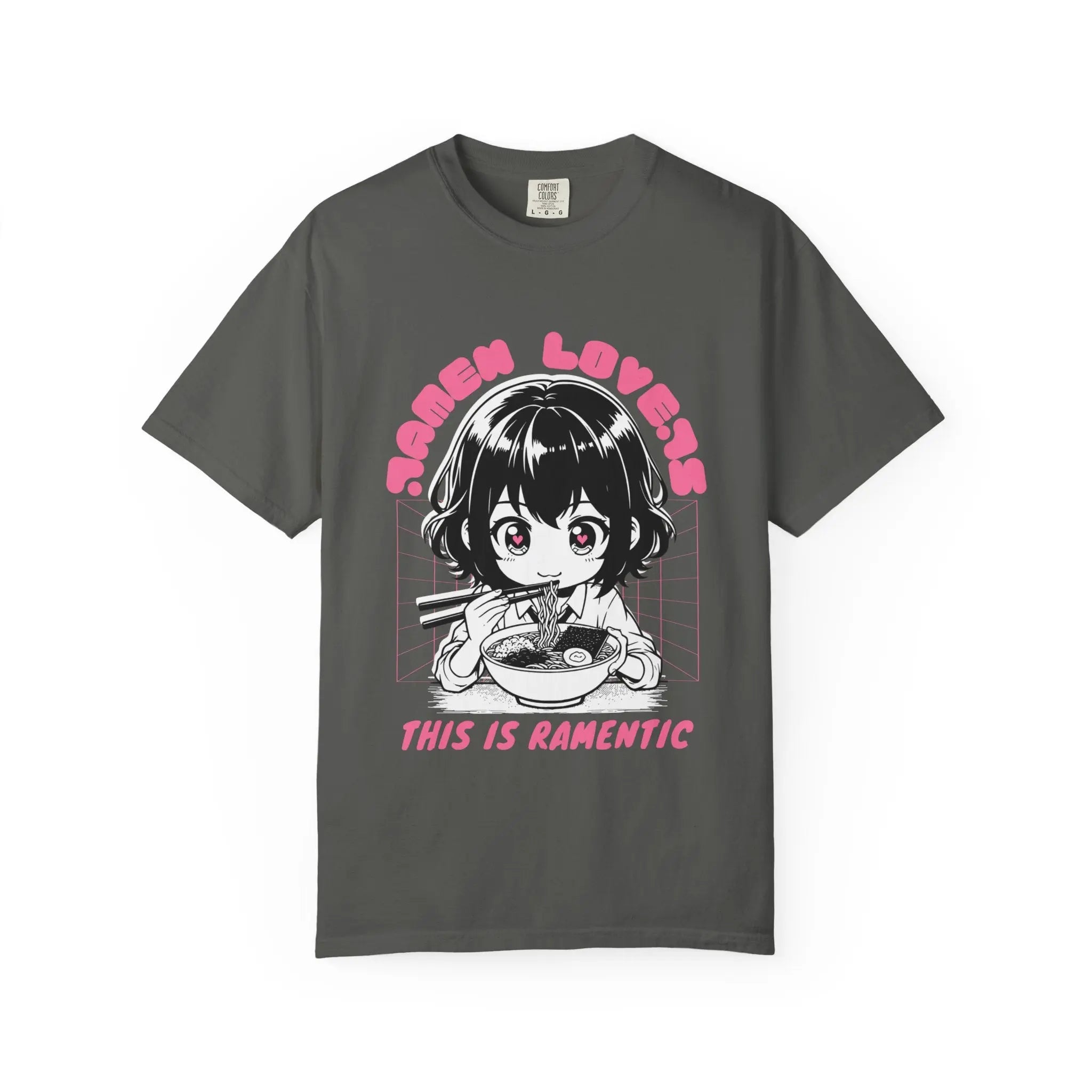 Ramen Lovers Tee - Romantic Anime Girl - Kawaii Gift - Sinful Threads