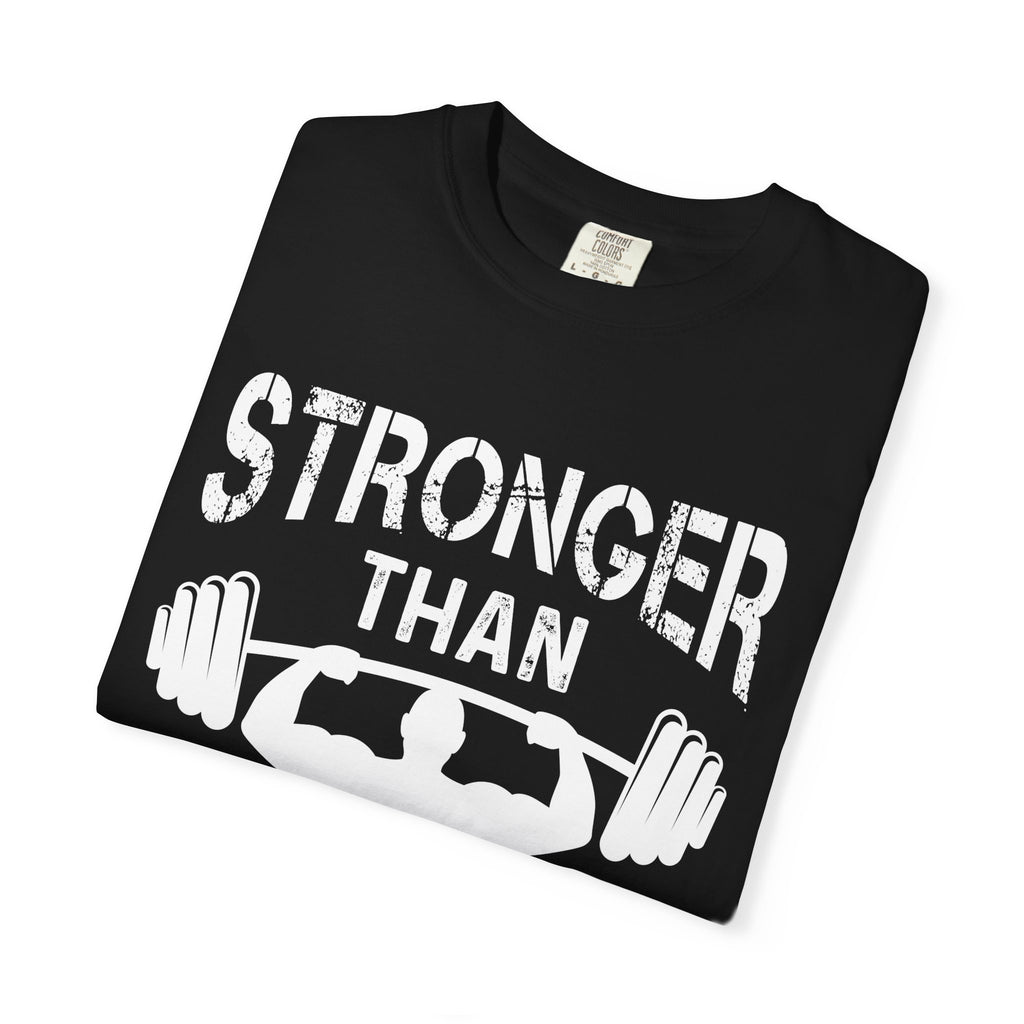 Stronger Than Excuses Bodybuilding Shirt - Motivation Tee - Sinful Threads