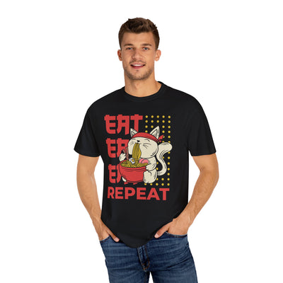 Cat Ramen Shirt - Funny Anime Tee - Japanese Foodie Gift - Sinful Threads