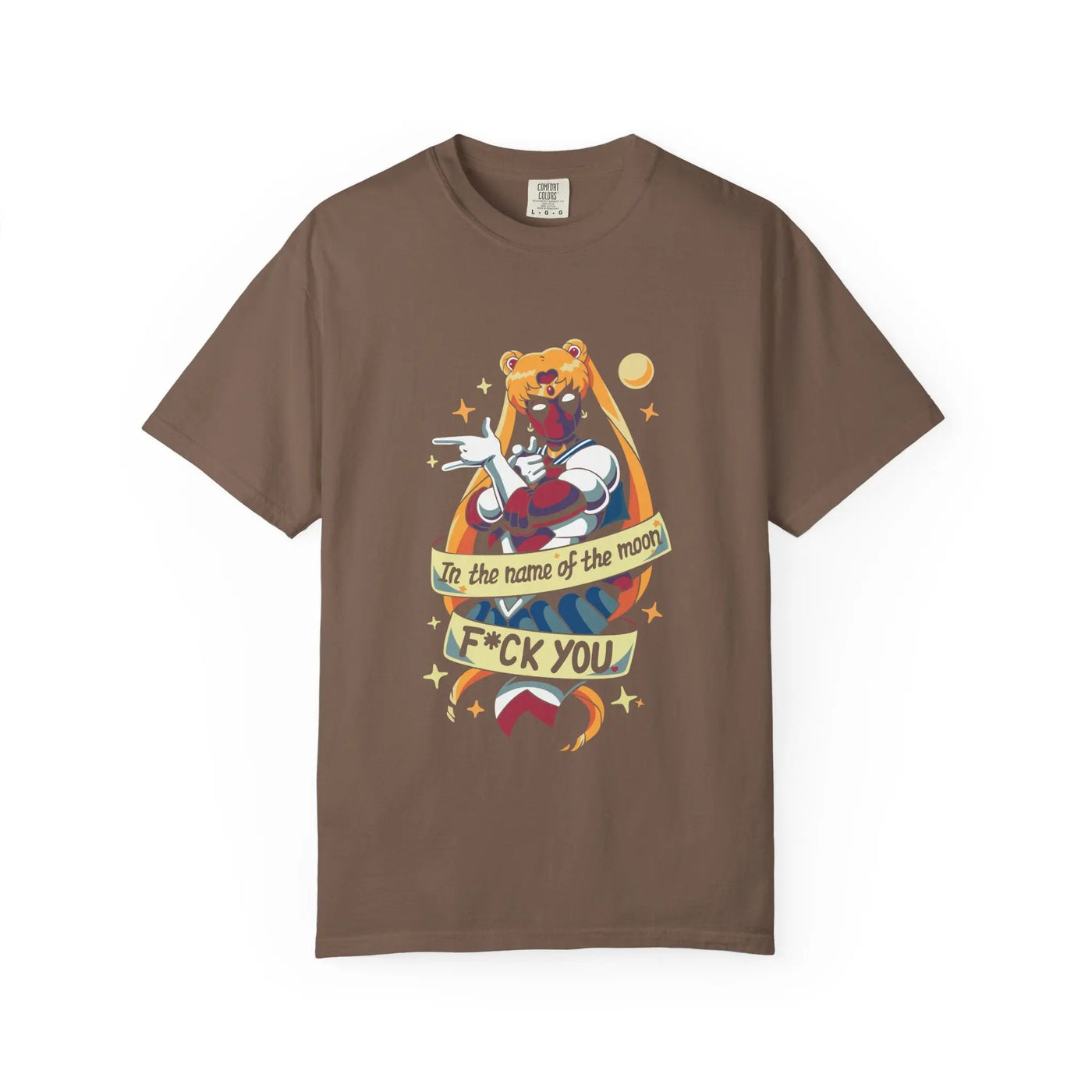 Sassy Anime Tee - Offensive Anime Shirt Pretty Soldier - Sinful Threads