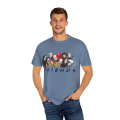 Horror Friends Parody Tee - 80s Villain Mashup Gift Shirt