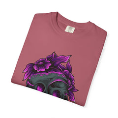 Floral Skull Gothic Tee Dark Art Alternative Fashion