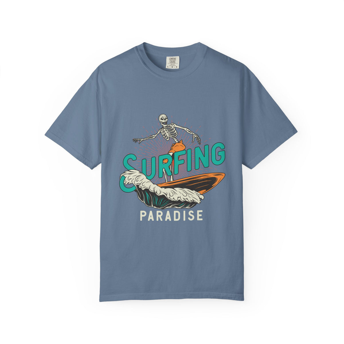 Surfing Skeleton Shirt - Funny Skeleton Tee - Retro Surf Gift