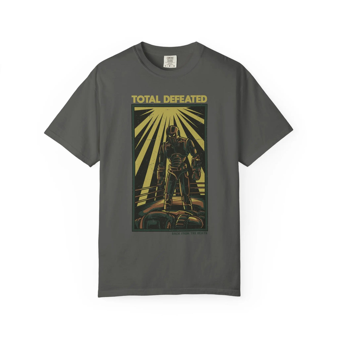 Total Defeated Back From The Death Graphic T-Shirt - Sinful Threads