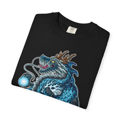 Eastern Dragon Tee - Blue Fantasy Mythical Creature Gift