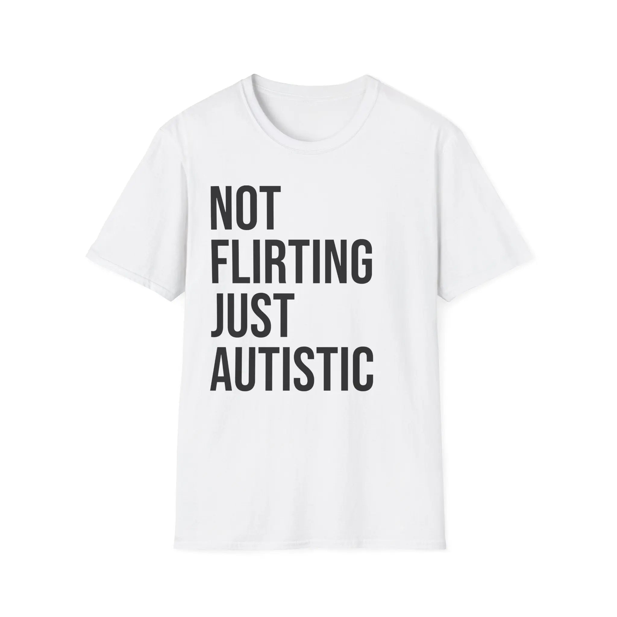 Not Flirting Just Autistic Shirt - Autism Awareness Apparel Printify