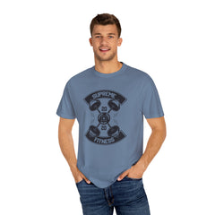 Supreme Fitness with Weights Gym Workout Graphic T-Shirt