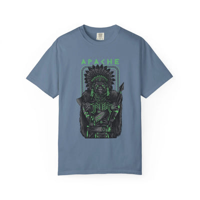 Warrior Apache Unique Graphic Illustration T-Shirt - Sinful Threads