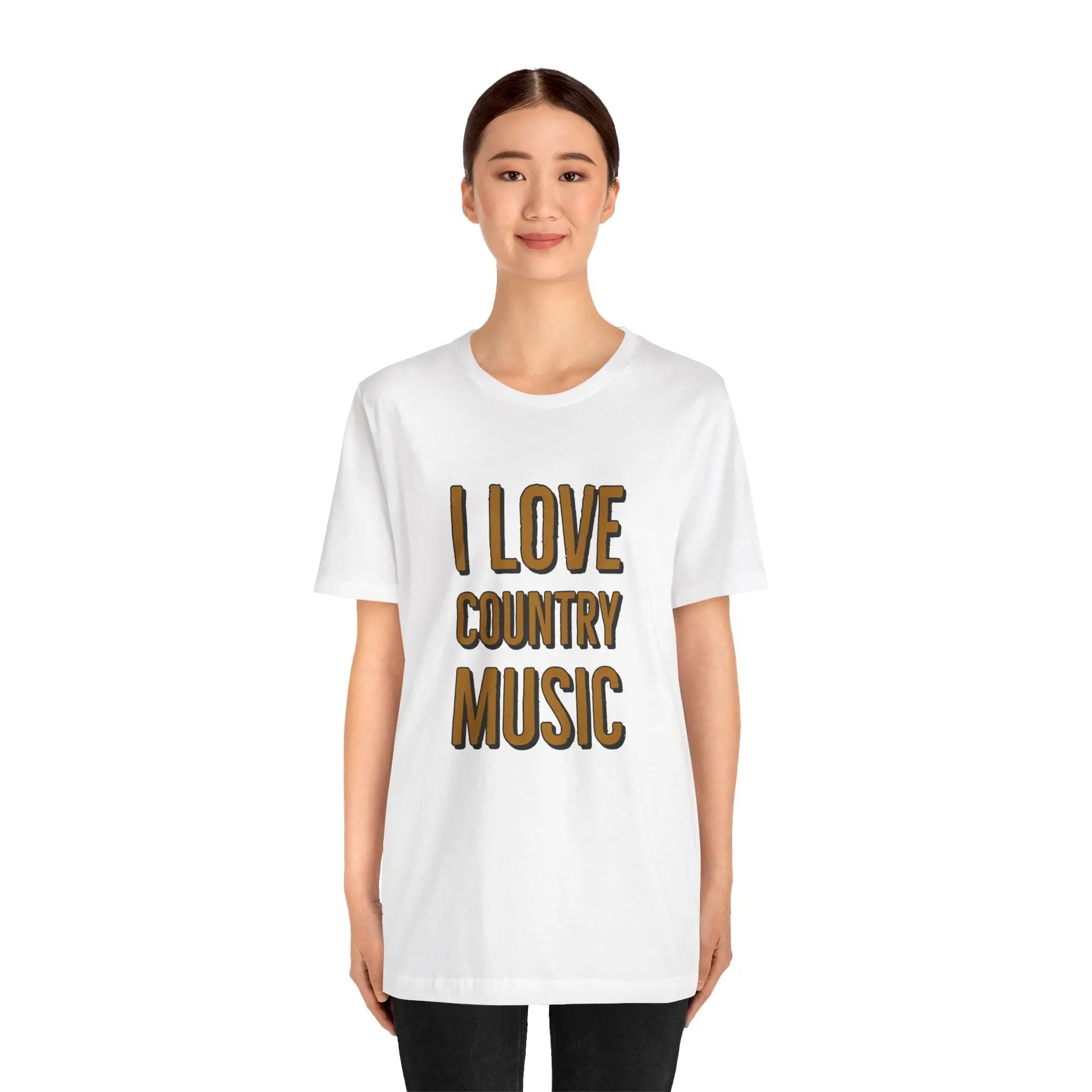 I Love Country Music Graphic Tee - Country Fan Festival Shirt Printify