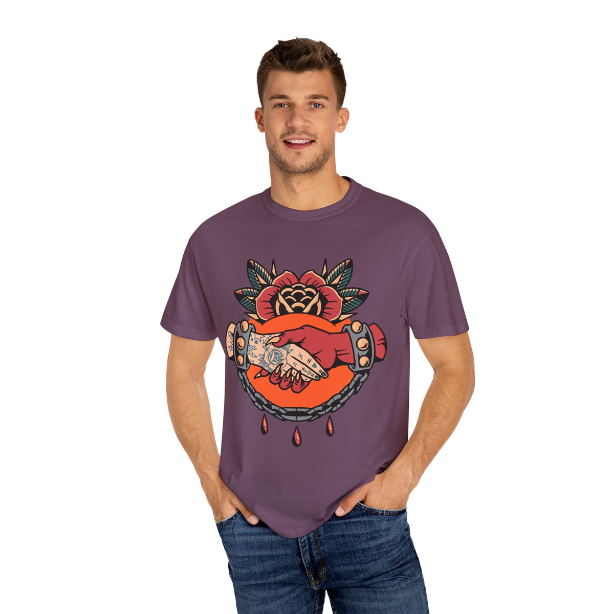 Devil Tattoo Shirt - Deal With Devil Tee - Occult Clothing