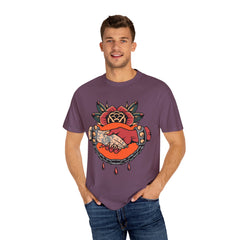 Devil Tattoo Shirt - Deal With Devil Tee - Occult Clothing