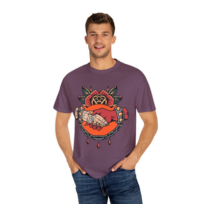 Devil Tattoo Shirt - Deal With Devil Tee - Occult Clothing - Sinful Threads