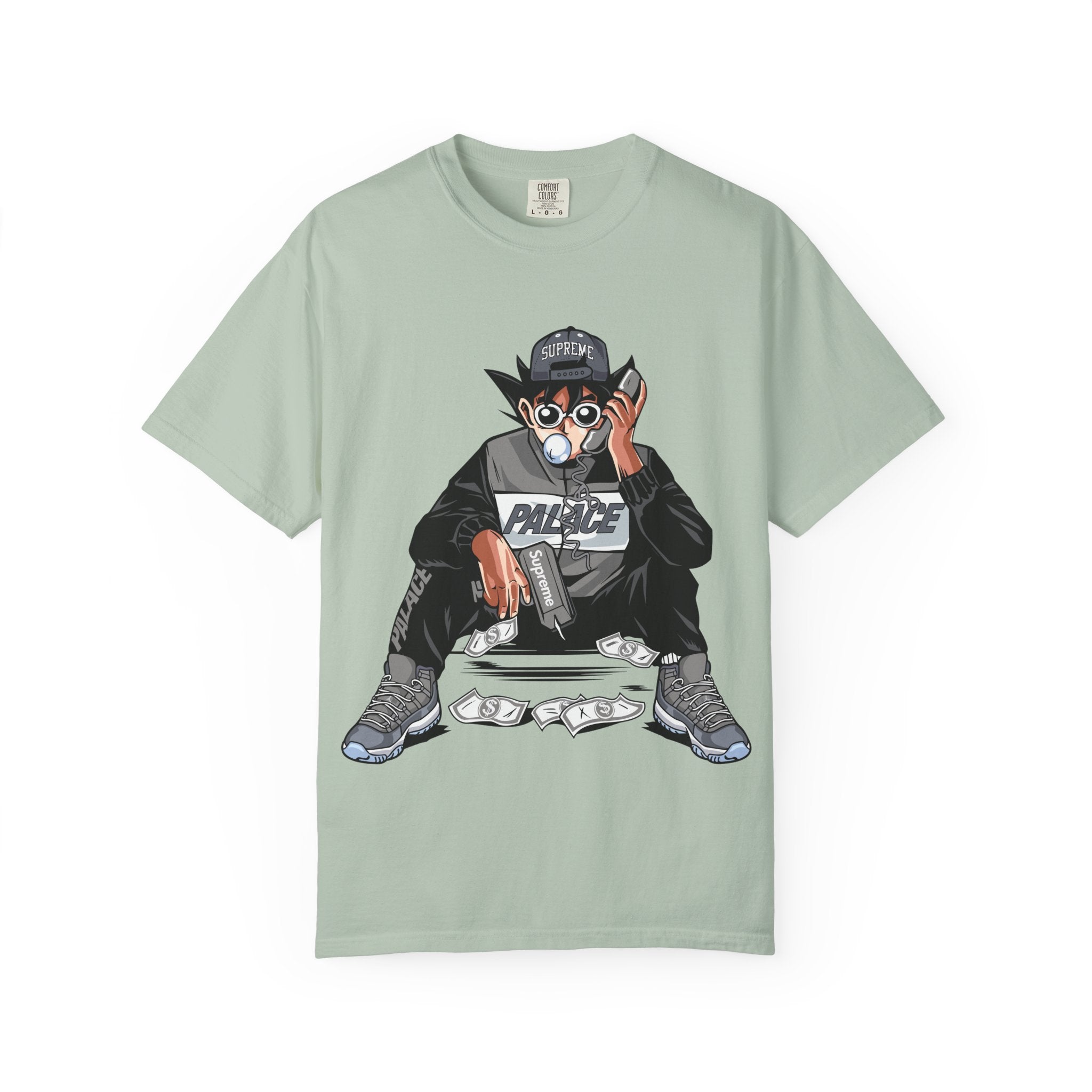 Goku Drip DBZ Graphic Tee - Supreme Style Anime Streetwear - Sinful Threads